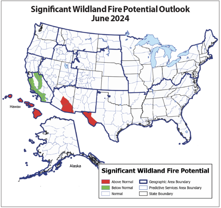 Mother Nature discouraging spring wildfire opportunities